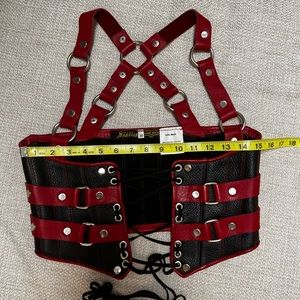 Son of Sandler Ladies Leather Bustier